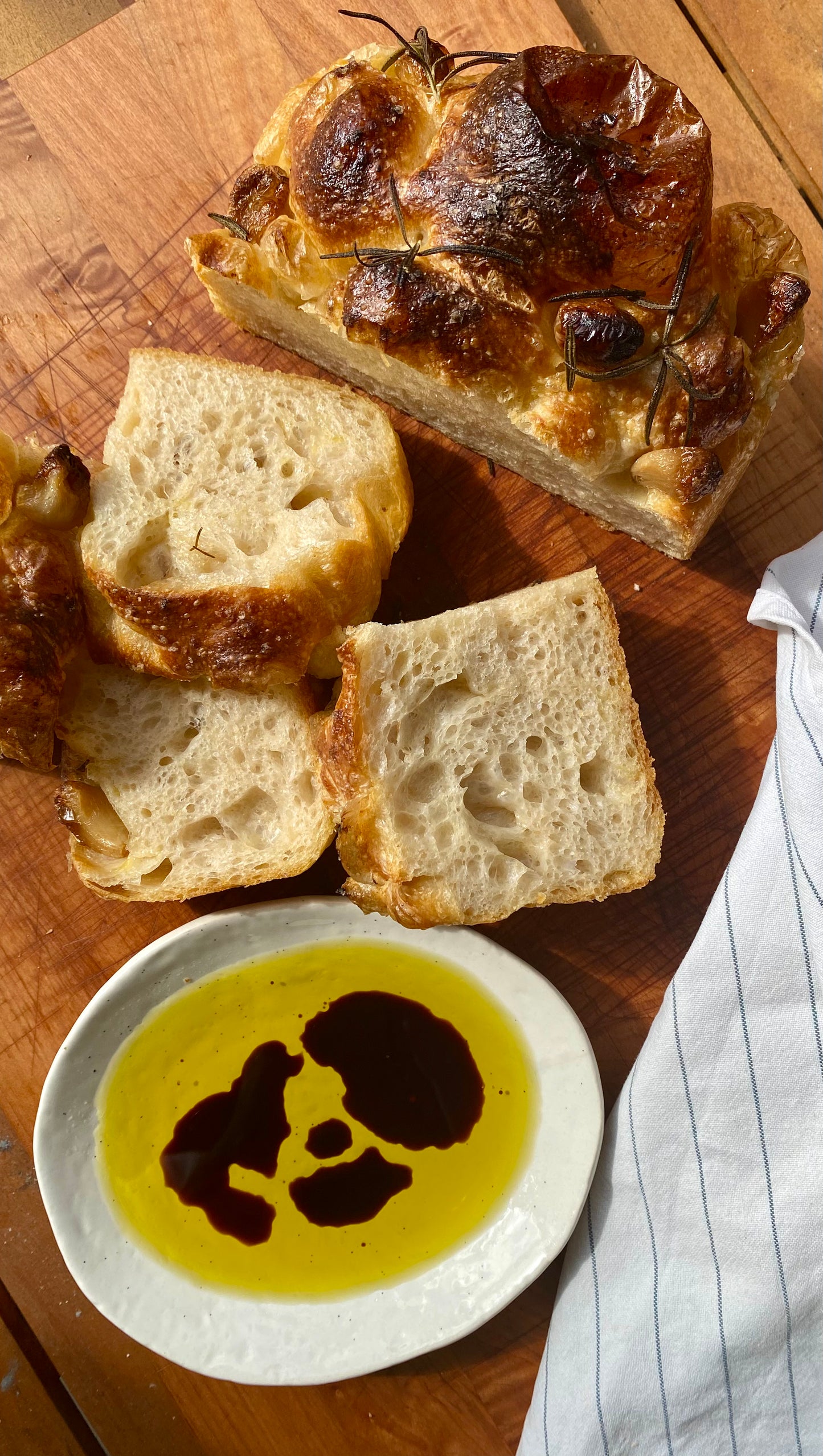 Confit Garlic Focaccia