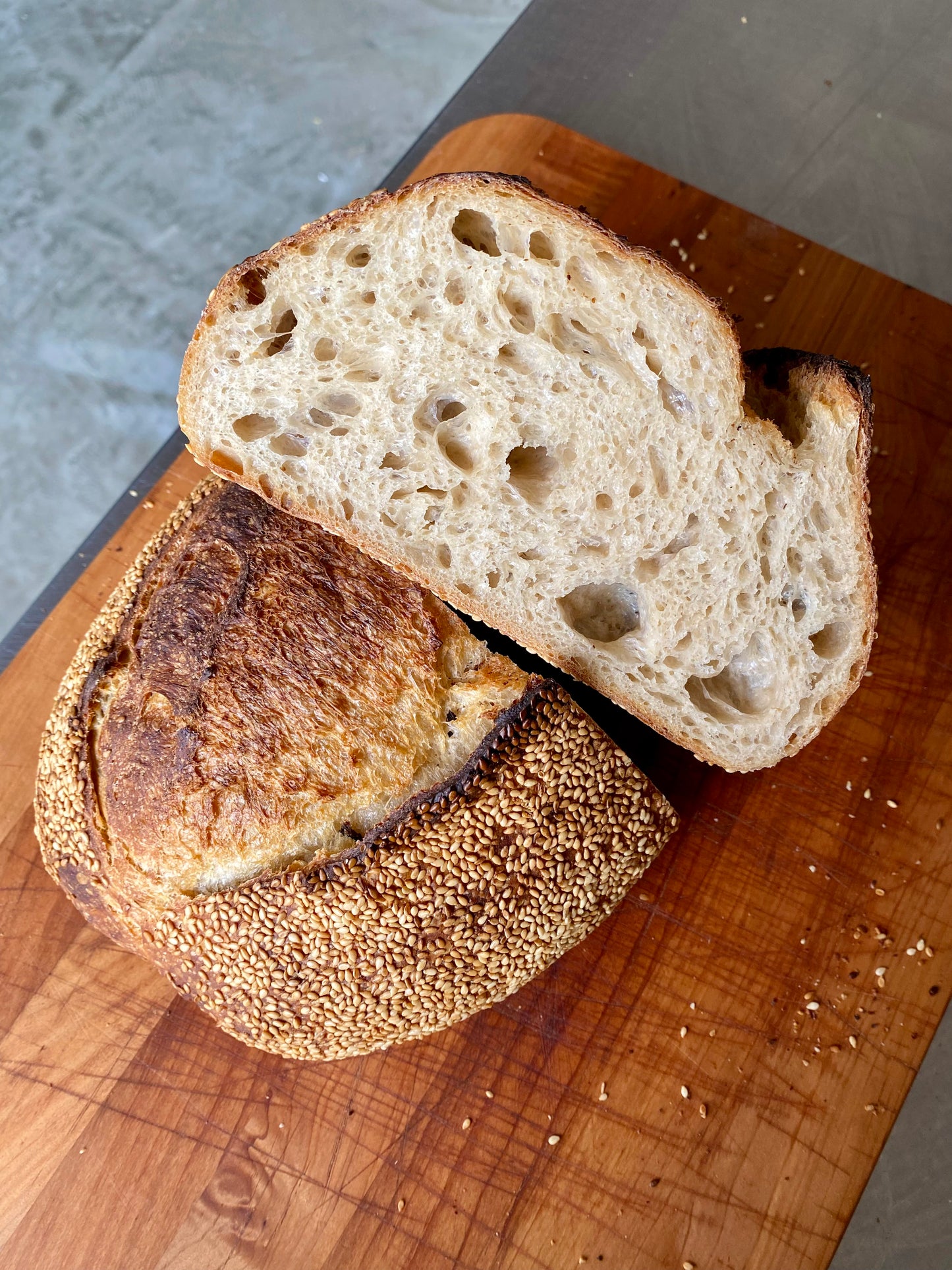 Sesame Sourdough